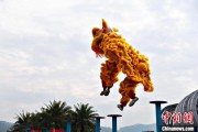 九宫算命（文化中国行）壮乡狮舞闯南洋：脚踏“云桩” 饮誉海内外